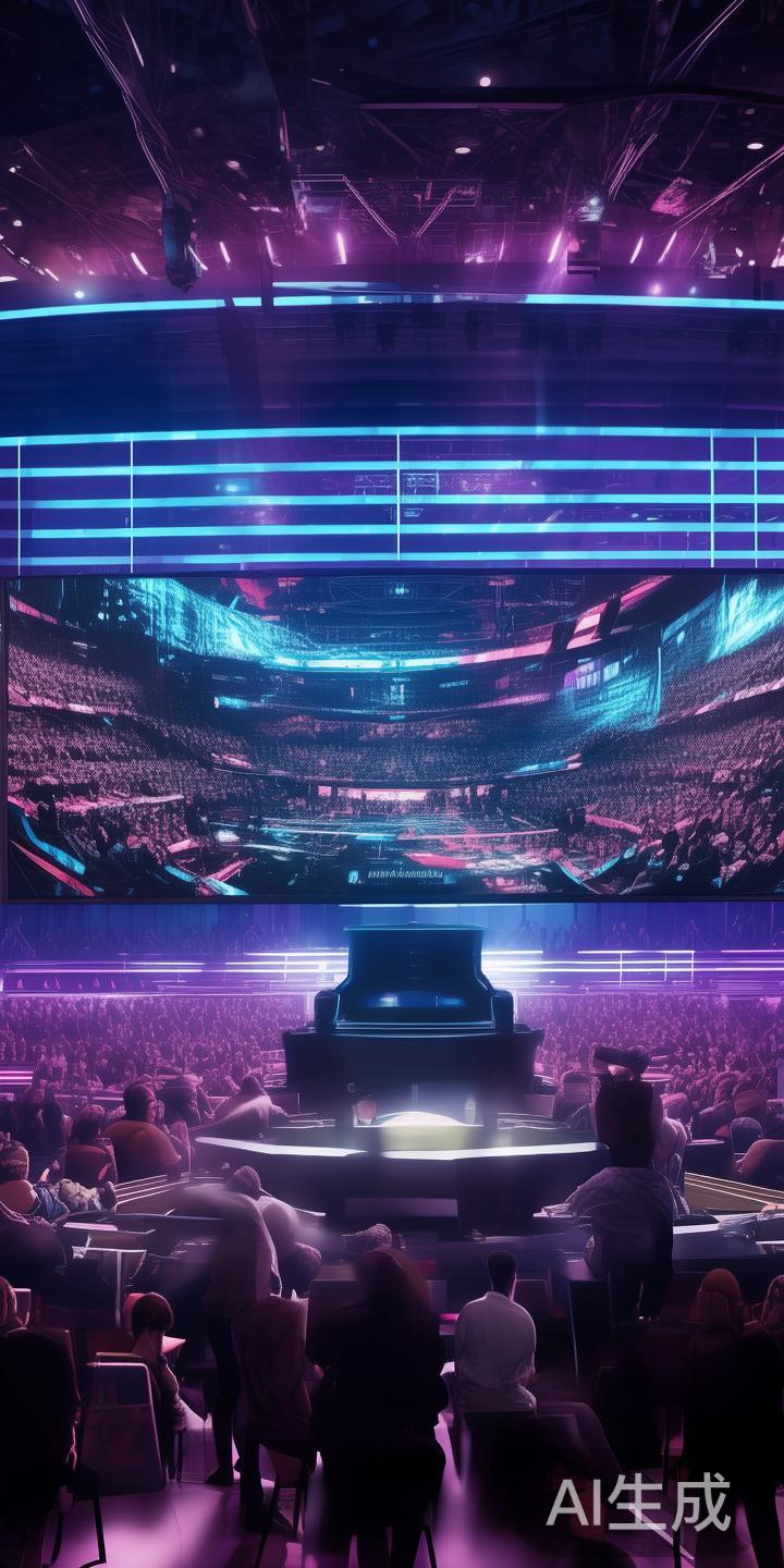 例如，在电竞赛事中，平台的技术保障实现了5G高速网